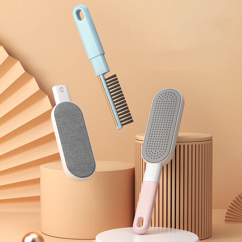 Escova Dupla Remove Pelos em detalhe