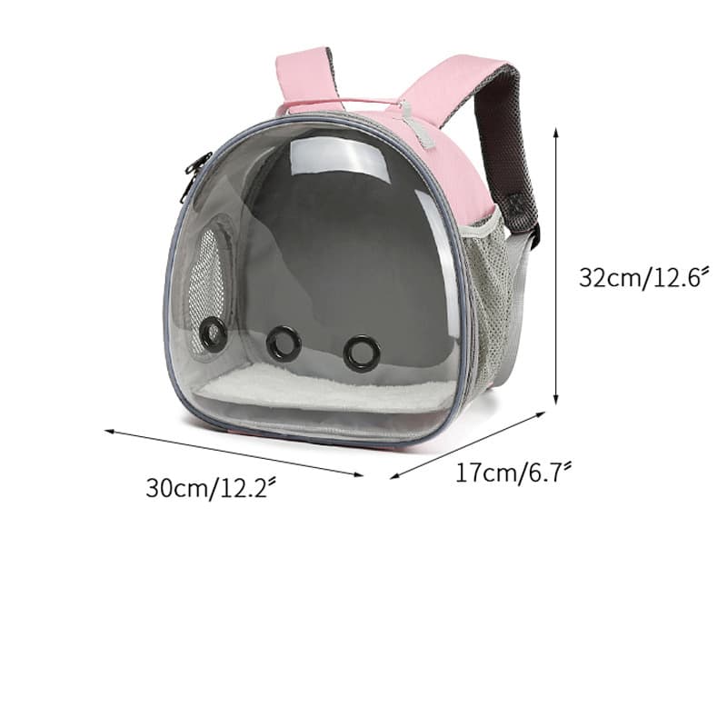 Mochila Transparente Pet em detalhe